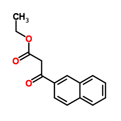 3-萘-3-氧丙酸乙酯结构式