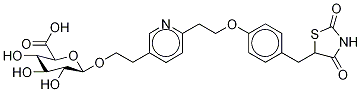 羟基吡格列酮(M-VII)β-D-葡糖醛酸结构式