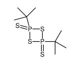 2,4-ditert-butyl-2,4-bis(sulfanylidene)-1,3,2λ5,4λ5-dithiadiphosphetane结构式