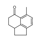 6-methyl-2,3,3a,4-tetrahydro-1H-acenaphthylen-5-one结构式