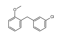 1-chloro-3-[(2-methoxyphenyl)methyl]benzene结构式