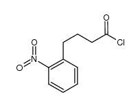 4-(2-nitrophenyl)-n-butyric acid chloride Structure