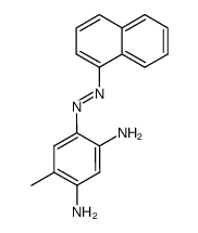 4-methyl-6-(naphthylazo)benzene-1,3-diamine Structure
