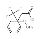 (±)-a-甲氧基-a-(三氟甲基)苯乙酰氯结构式