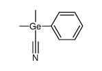 [dimethyl(phenyl)germyl]formonitrile Structure