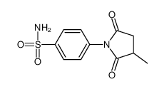 4-(3-methyl-2,5-dioxopyrrolidin-1-yl)benzenesulfonamide结构式