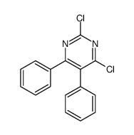2,4-dichloro-5,6-diphenylpyrimidine Structure