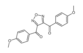 [4-(4-methoxybenzoyl)-1,2,5-oxadiazol-3-yl]-(4-methoxyphenyl)methanone结构式