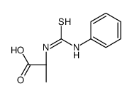 (2S)-2-(phenylcarbamothioylamino)propanoic acid Structure