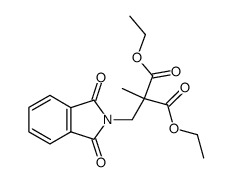 diethyl 2-(N-methylphthalimido)-2-methylmalonate Structure