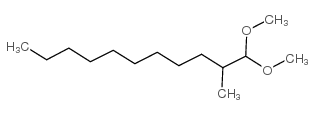 1,1-二甲氧基-2-甲基十一烷结构式