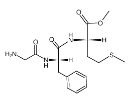 glycyl-L-phenylalanyl-L-methionyl methyl ester Structure