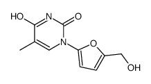 1-[5-(hydroxymethyl)furan-2-yl]-5-methylpyrimidine-2,4-dione结构式