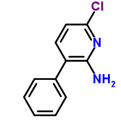 2-氨基-6-氯-3-苯基吡啶结构式
