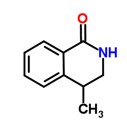 4-甲基-3,4-二氢-2H-异喹啉-1-酮结构式