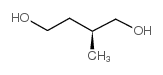 (S)-(-)-2-甲基-1,4-丁二醇结构式