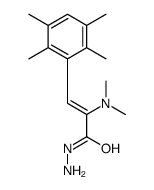 (E)-2-(dimethylamino)-3-(2,3,5,6-tetramethylphenyl)prop-2-enehydrazide Structure