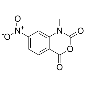 1-甲基-7-硝基异酸酐结构式