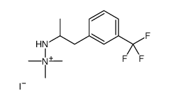 trimethyl-[1-[3-(trifluoromethyl)phenyl]propan-2-ylamino]azanium,iodide Structure