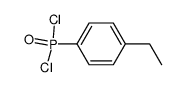(4-ethyl-phenyl)-phosphonic acid-dichloride Structure
