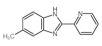 1H-Benzimidazole,6-methyl-2-(2-pyridinyl)- Structure