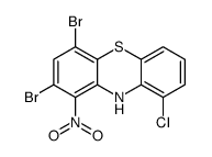 2,4-dibromo-9-chloro-1-nitro-10H-phenothiazine结构式