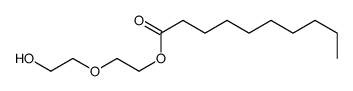 2-(2-hydroxyethoxy)ethyl decanoate结构式