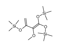 2-Methoxy-1,1,3-tris(trimethylsiloxy)-1,3-butadiene结构式
