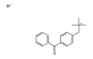 (p-benzoylbenzyl)trimethylammonium bromide Structure