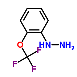 2-三氟甲氧基苯肼结构式