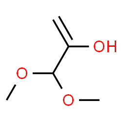 1-Propen-2-ol, 3,3-dimethoxy- (9CI) Structure