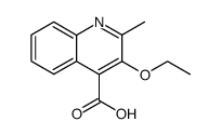 3-ethoxy-2-methyl-quinoline-4-carboxylic acid Structure