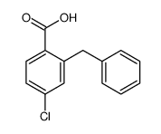 2-苄基-4-氯苯甲酸结构式