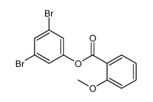 (3,5-dibromophenyl) 2-methoxybenzoate结构式
