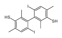 4-iodo-3-(6-iodo-2,4-dimethyl-3-sulfanylphenyl)-2,6-dimethylbenzenethiol Structure
