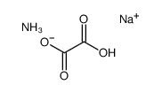 oxalic acid, ammonium sodium salt结构式