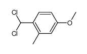 1-(dichloromethyl)-4-methoxy-2-methylbenzene结构式