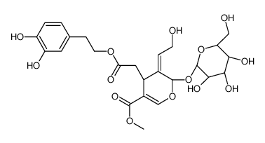 10-羟基橄榄苦苷结构式