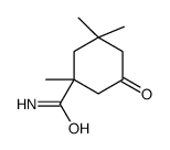 1,3,3-trimethyl-5-oxocyclohexane-1-carboxamide Structure