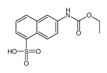 C-ethyl (5-sulpho-2-naphthyl)carbamate structure