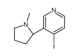 4-iodo-3-[(2S)-1-methylpyrrolidin-2-yl]pyridine Structure