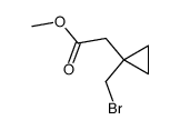 2-[1-(溴甲基)环丙基]乙酸甲酯结构式