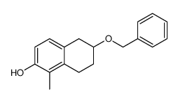 6-(benzyloxy)-1-methyl-5,6,7,8-tetrahydronaphthalen-2-ol结构式