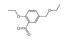 1-ethoxy-4-ethoxymethyl-2-nitro-benzene结构式