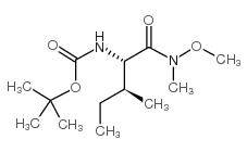 Tert-Butyl ((2S,3S)-1-(Methoxy(Methyl)Amino)-3-Methyl-1-Oxopentan-2-Yl)Carbamate Structure