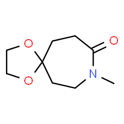 1,4-Dioxa-8-azaspiro[4.6]undecan-9-one, 8-Methyl- Structure
