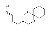 N-[3-(1,5-dioxaspiro[5.5]undecan-3-yl)propylidene]hydroxylamine Structure