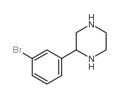 2-(3-溴苯基)哌嗪结构式