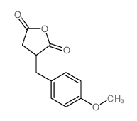 2,5-Furandione,dihydro-3-[(4-methoxyphenyl)methyl]- Structure