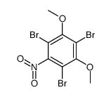 1,3,5-tribromo-2,4-dimethoxy-6-nitrobenzene结构式